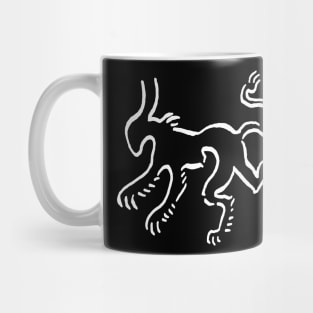 alien cat - coat of arms Mug